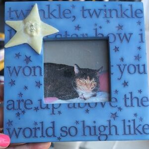 Blue Star Photo Frame